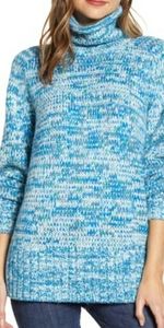 Lou & Grey Findley Space Dye Turtleneck.